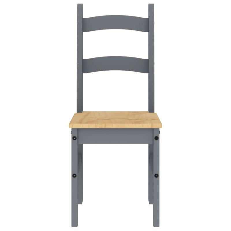 Krzesło z dwoma wygiętymi listwami oparcia i płaskim siedziskiem