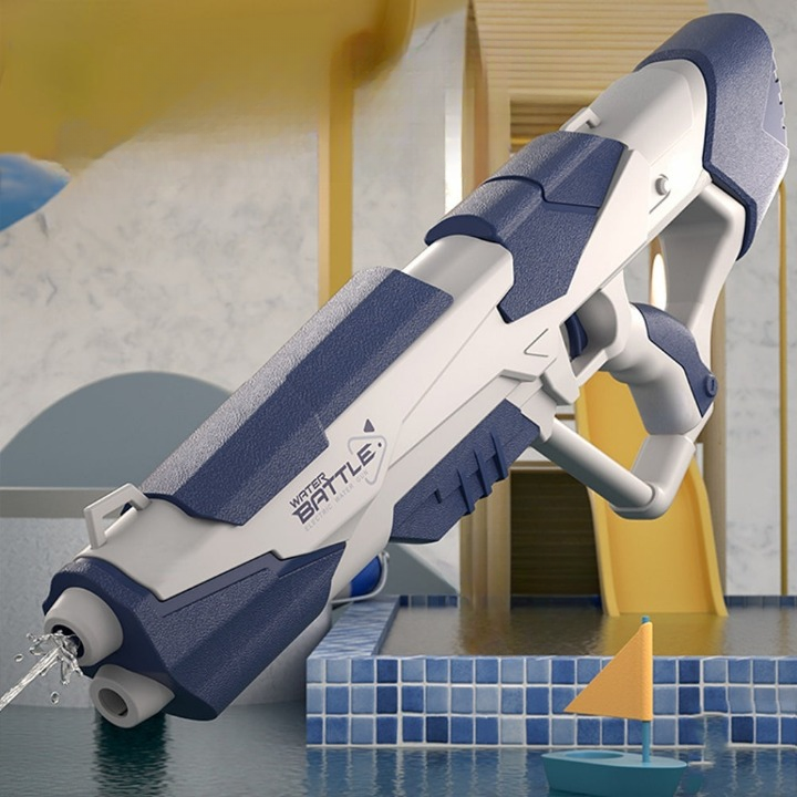 Pistolet na wodę z silnym strumieniem i akumulatorem USB dla dzieci i dorosłych – SpritzPower X1