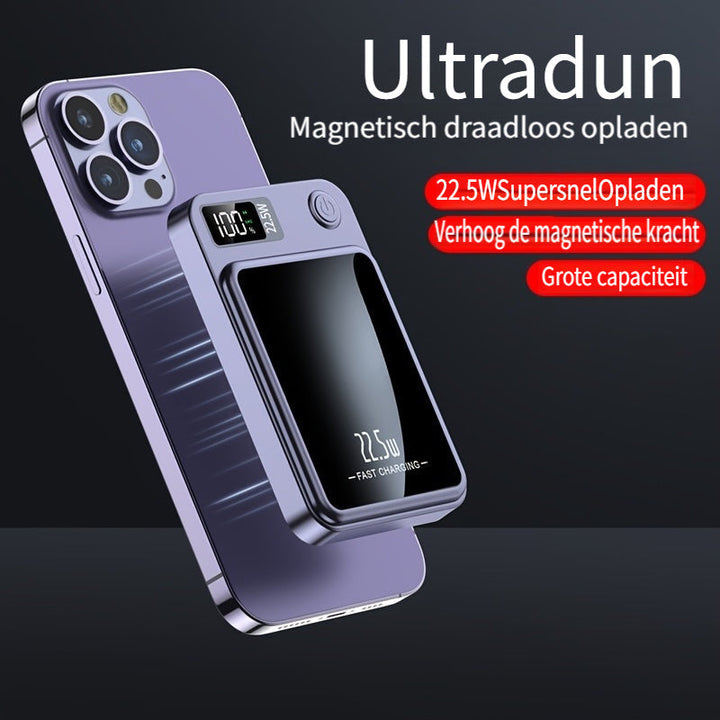 Power bank magnetyczny – ultracienki z superszybkim ładowaniem bezprzewodowym
