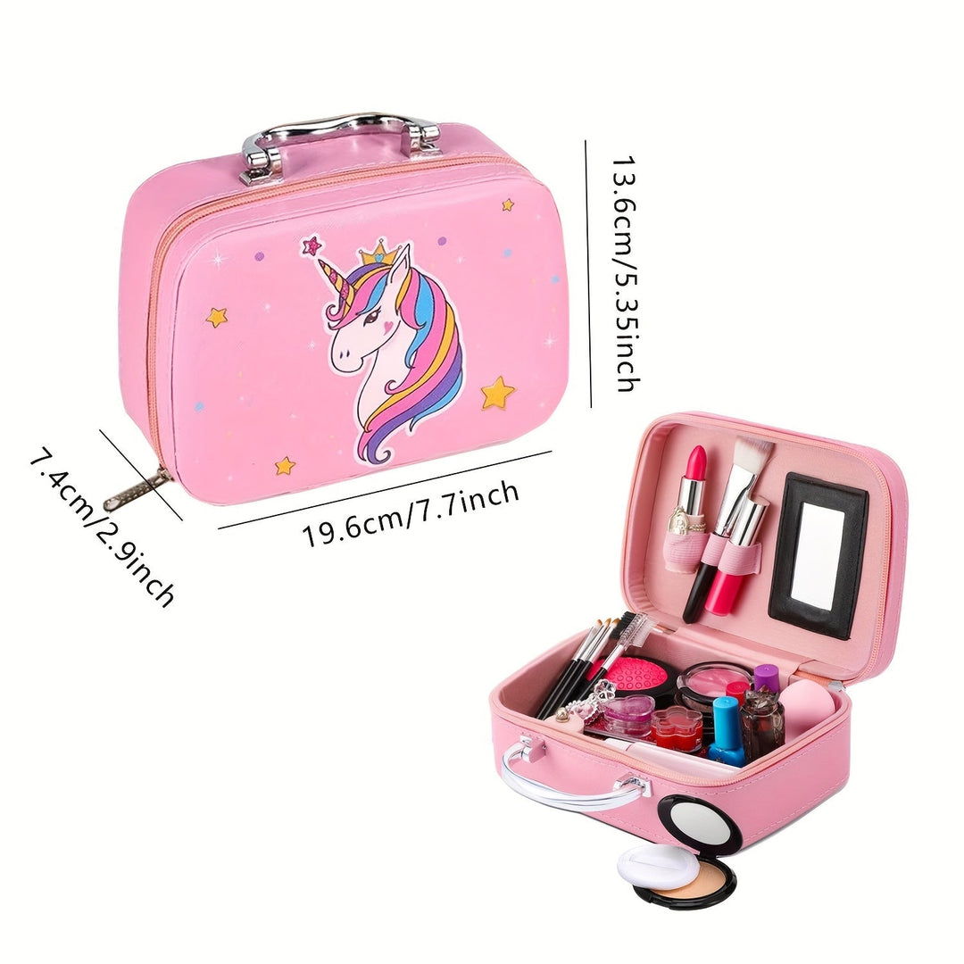 Kosmetyczka Deluxe Unicorn – prawdziwe kosmetyki i akcesoria dla dziewczynek
