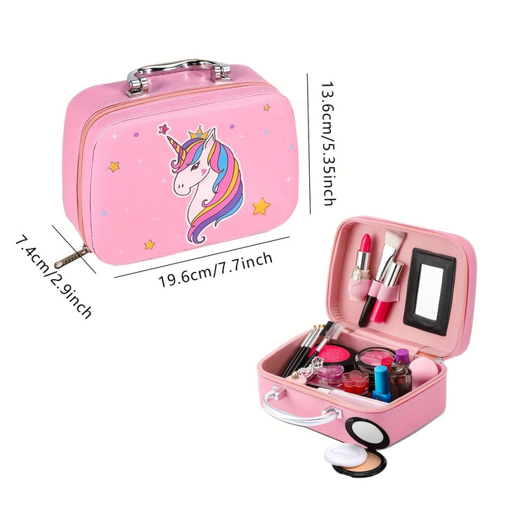 Kosmetyczka Deluxe Unicorn – prawdziwe kosmetyki i akcesoria dla dziewczynek