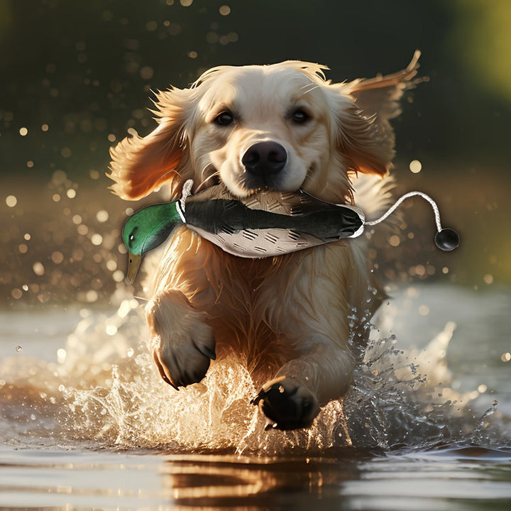 Mallard Retriever – Trwała Plastikowa Zabawka Treningowa w Kształcie Kaczki