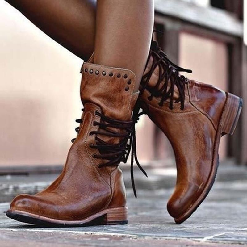 Stylowe skórzane buty damskie - Sophie