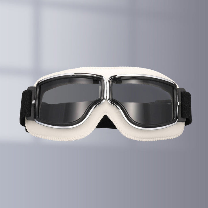 Okulary motocyklowe w stylu vintage