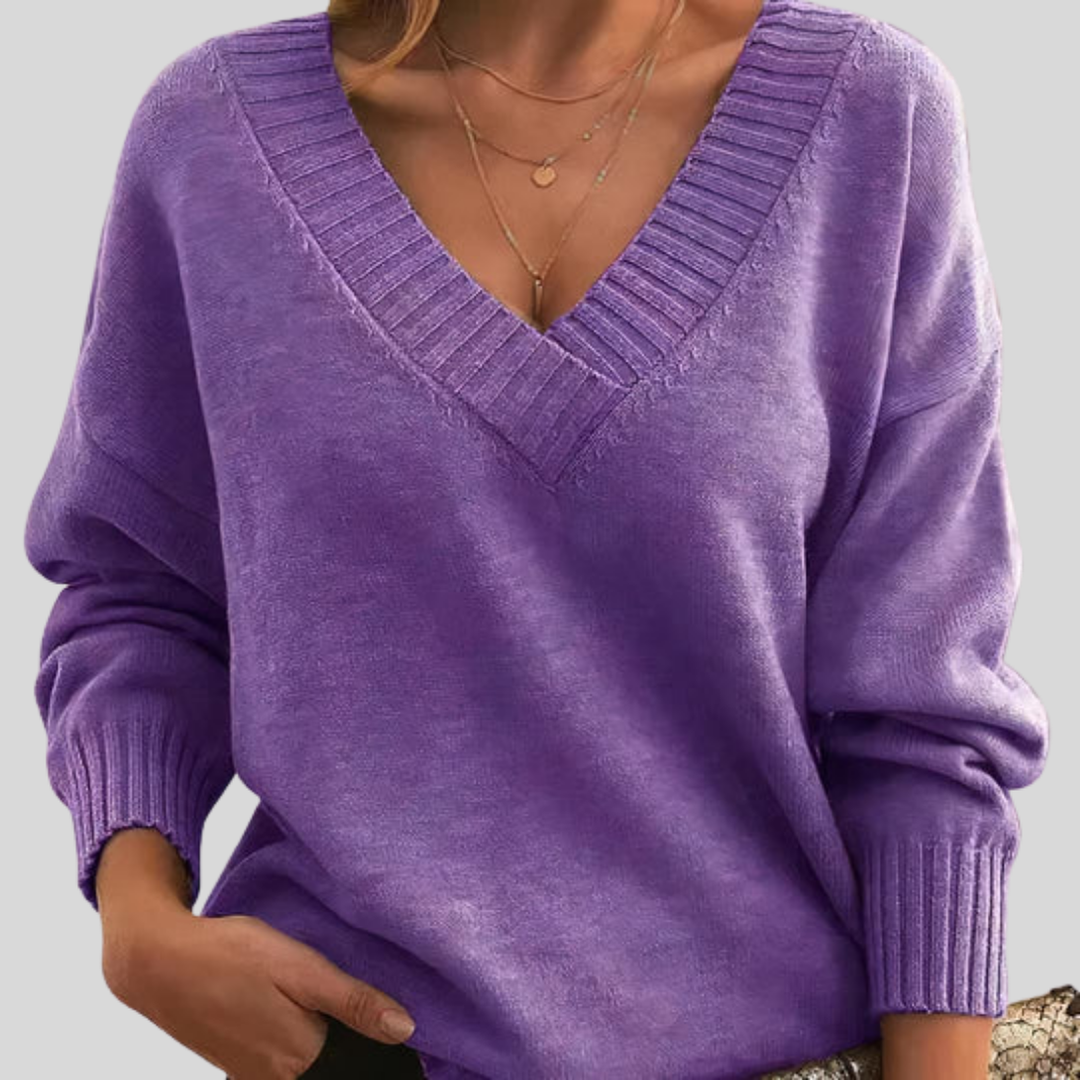 Damski sweter dzianinowy