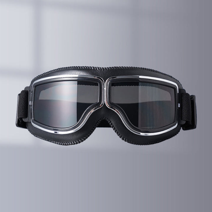 Okulary motocyklowe w stylu vintage