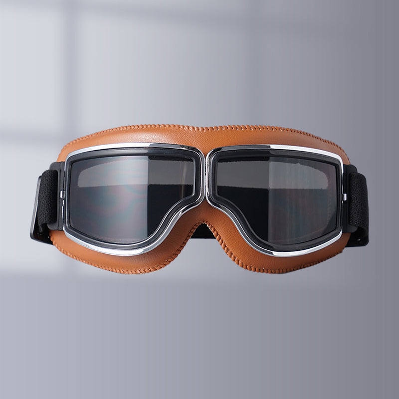 Okulary motocyklowe w stylu vintage