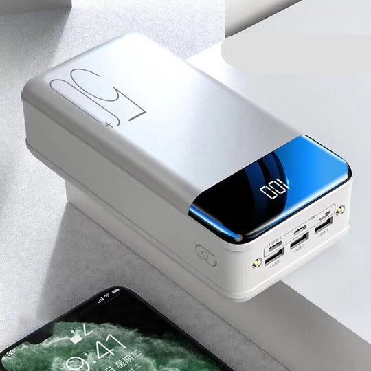 Voltaro Powerbank 50 000 mAh | Ultra-Szybkie Ładowanie | Do Laptopa, Tabletu i Smartfona | Kompaktowy i Niezwykle Wydajny