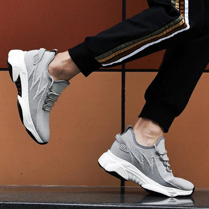 Stylowe męskie sneakersy dyskretnie dodające wzrostu – MaxLift Boost