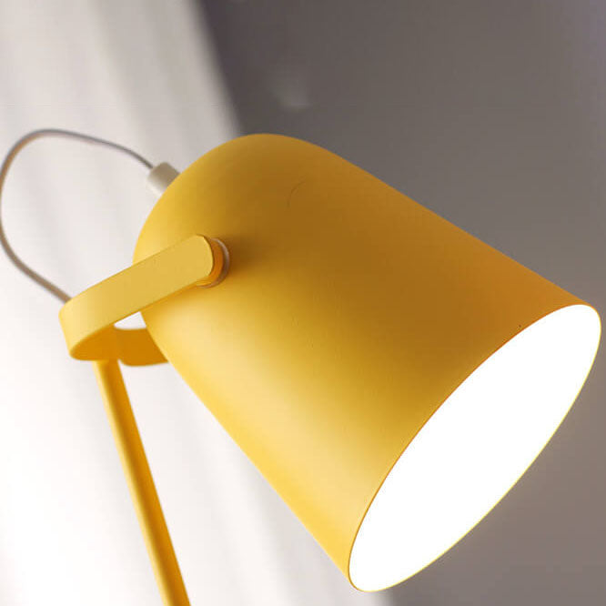 Nordycka lampa stołowa Macaron w kształcie wiaderka | Skandynawska lampka biurkowa