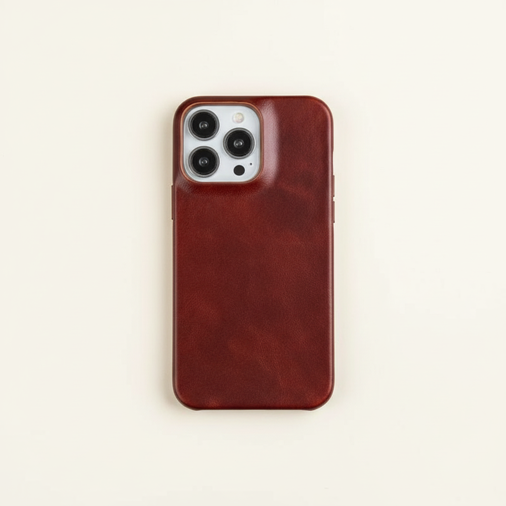 Skórzane etui na iPhone'a z ochroną antyuderzeniową