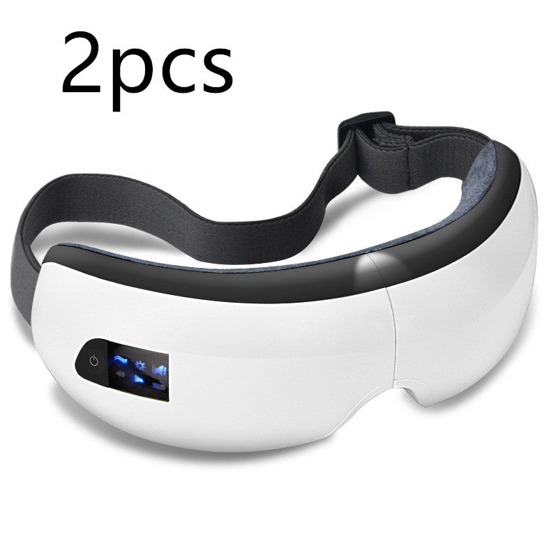 Masażer do oczu z ciepłem, uciskiem powietrza i muzyką bluetooth