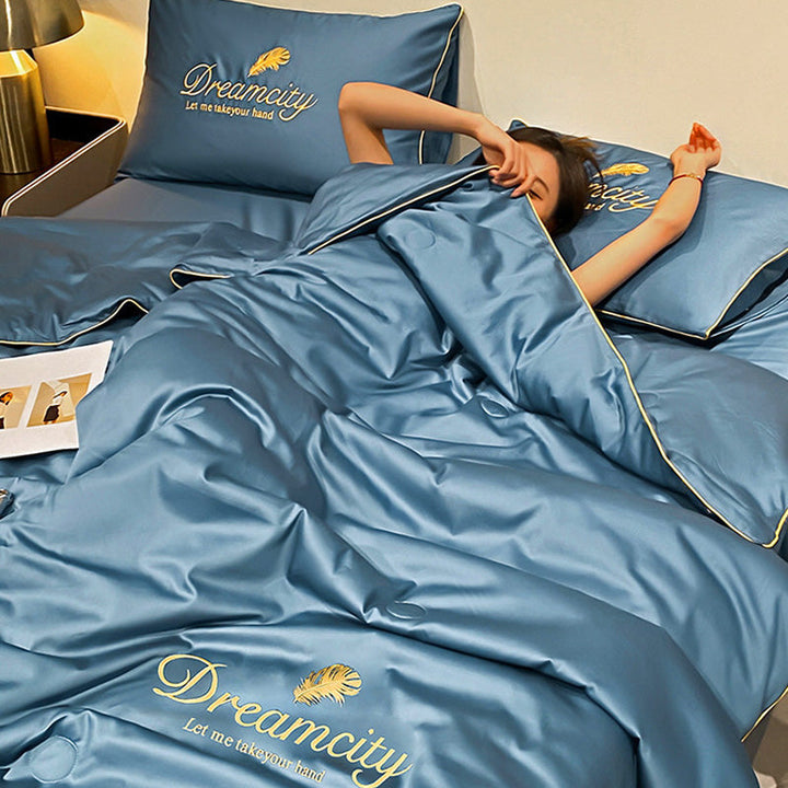 FrostEase Premium Cooling Bedding | Lekkie, oddychające i nadające się do prania rozwiązanie na sen