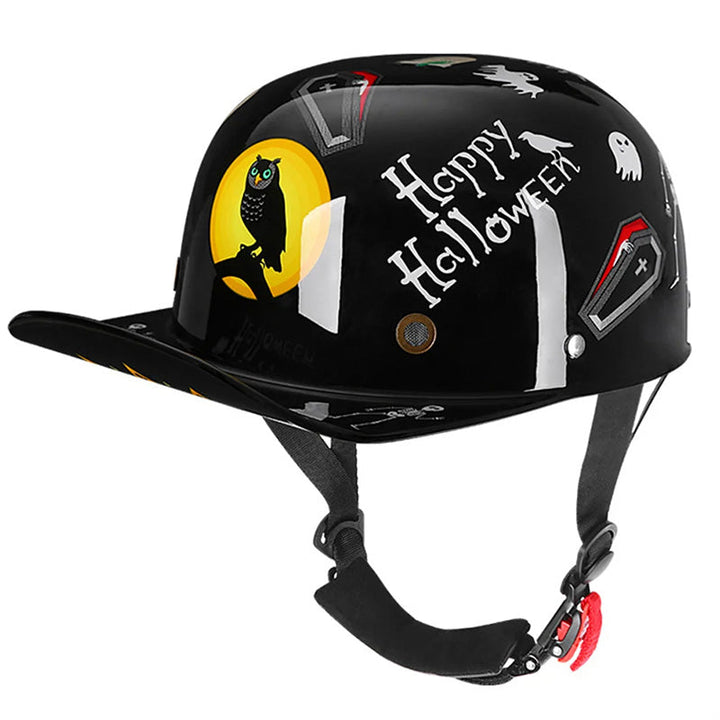 Kask motocyklowy w stylu czapki - homologacja DOT