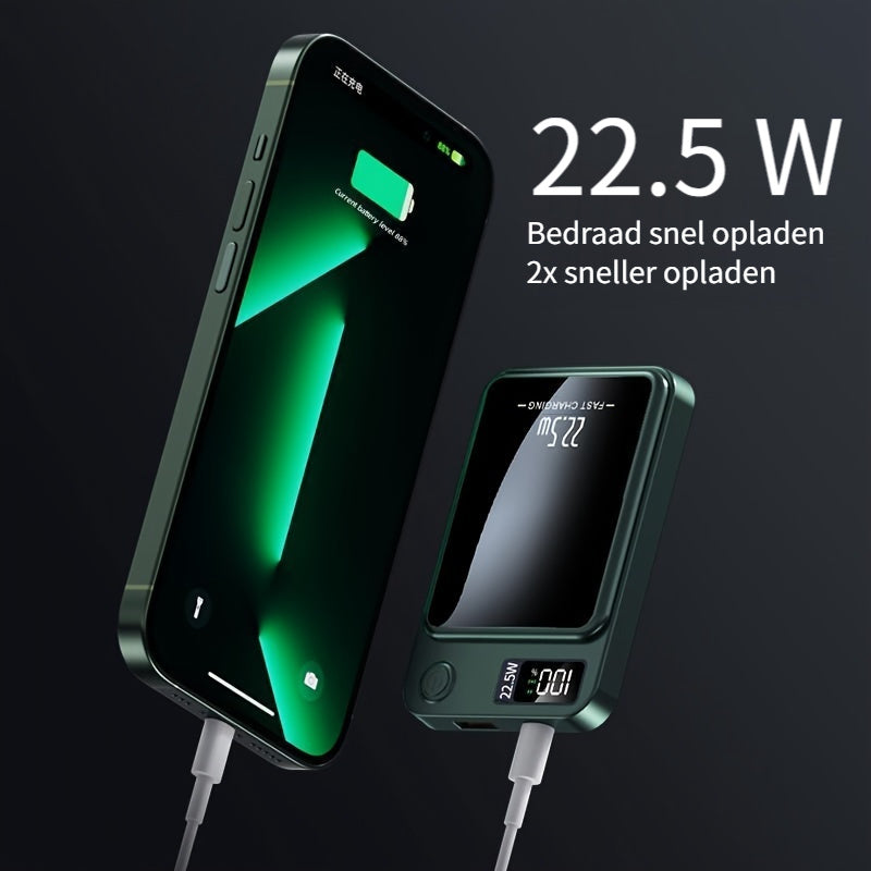 Power bank magnetyczny – ultracienki z superszybkim ładowaniem bezprzewodowym