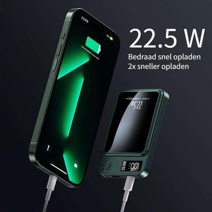 Power bank magnetyczny – ultracienki z superszybkim ładowaniem bezprzewodowym