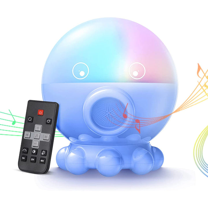 Lampka nocna LED z projekcją oceanu i gwiazd oraz funkcją muzyczną - DreamAura