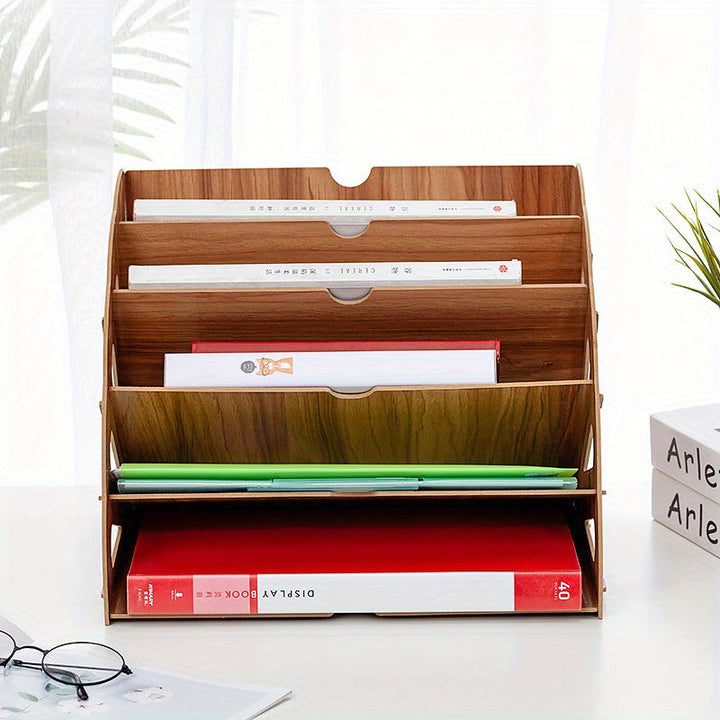 Organizer WoodFlow A4 – eleganckie przechowywanie na każde biurko