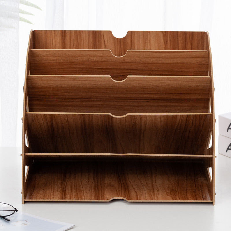 Organizer WoodFlow A4 – eleganckie przechowywanie na każde biurko