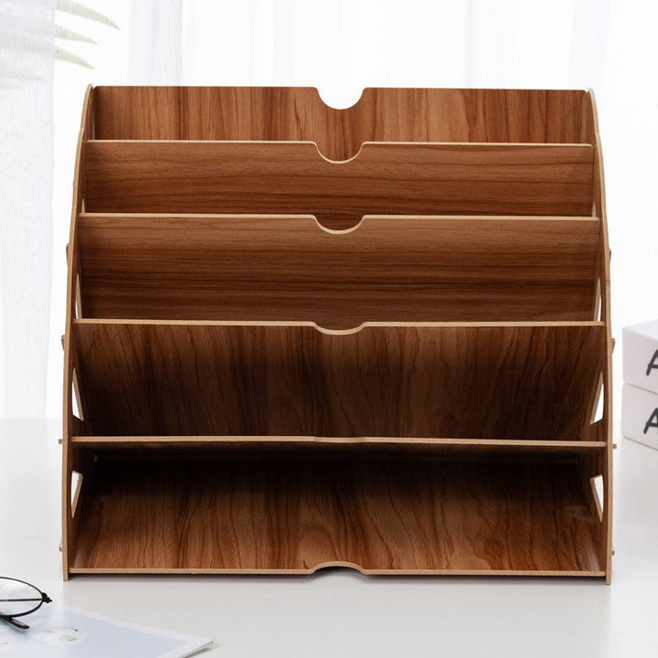 Organizer WoodFlow A4 – eleganckie przechowywanie na każde biurko