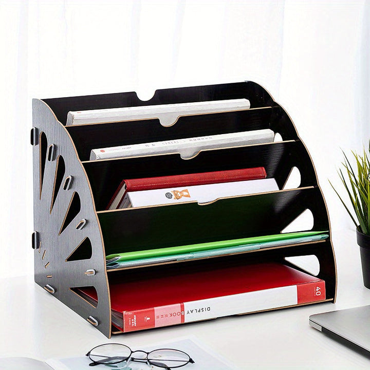 Organizer WoodFlow A4 – eleganckie przechowywanie na każde biurko