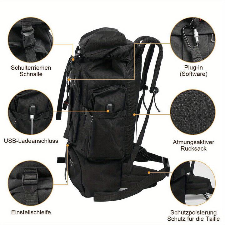 Plecak trekkingowy Explorer 80L – Wytrzymały i wszechstronny