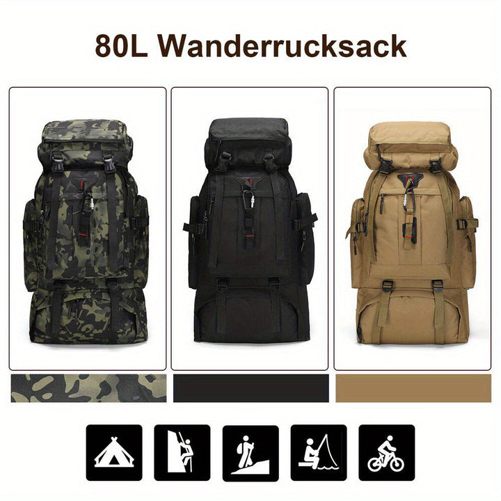 Plecak trekkingowy Explorer 80L – Wytrzymały i wszechstronny
