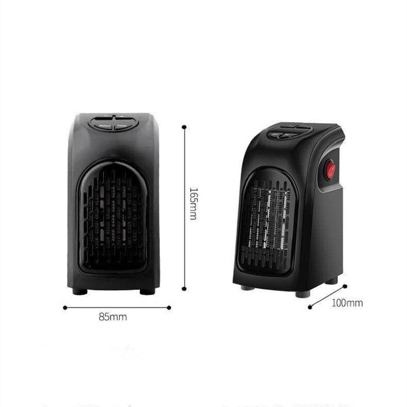 Mini grzejnik z efektem płomienia, 500 W i 3 poziomy