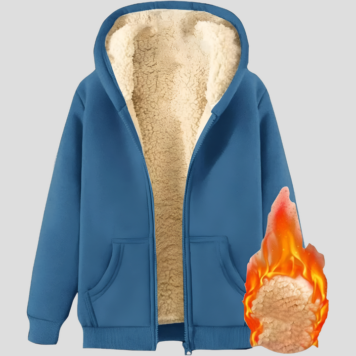 Kurtka Z Kapturem Na Zimę Męska Z Podszewką Fleece
