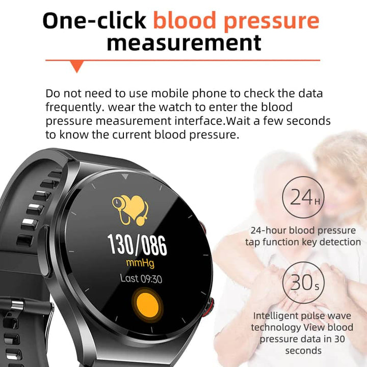 Smartwatch Én-Klikk – Monitorowanie tętna, poziomu tlenu we krwi i snu | Seria Suga Pro Zdrowie