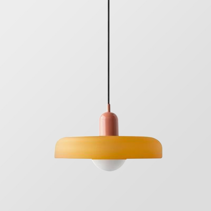 Kolorowa lampa wisząca w stylu Bauhaus - StiloGlas