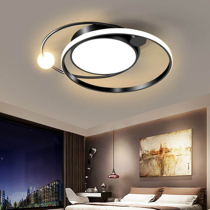 Okrągła lampa sufitowa LED | Minimalistyczny design nordycki