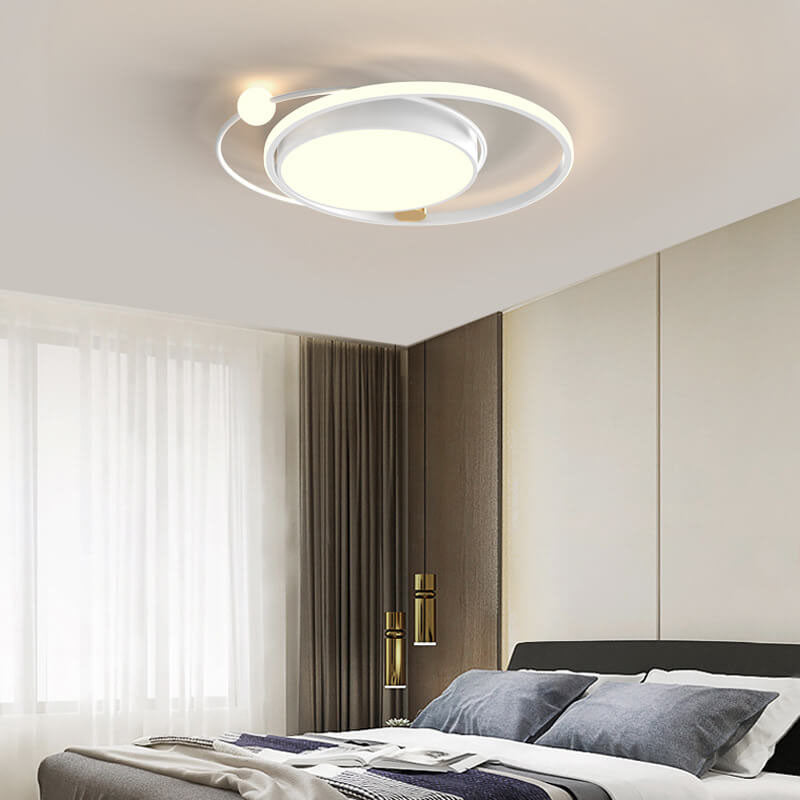 Okrągła lampa sufitowa LED | Minimalistyczny design nordycki