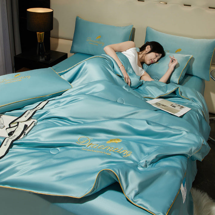 FrostEase Premium Cooling Bedding | Lekkie, oddychające i nadające się do prania rozwiązanie na sen