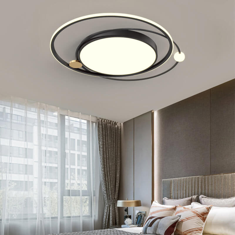 Okrągła lampa sufitowa LED | Minimalistyczny design nordycki
