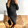 Damskie dzianinowe sukienki typu pullover