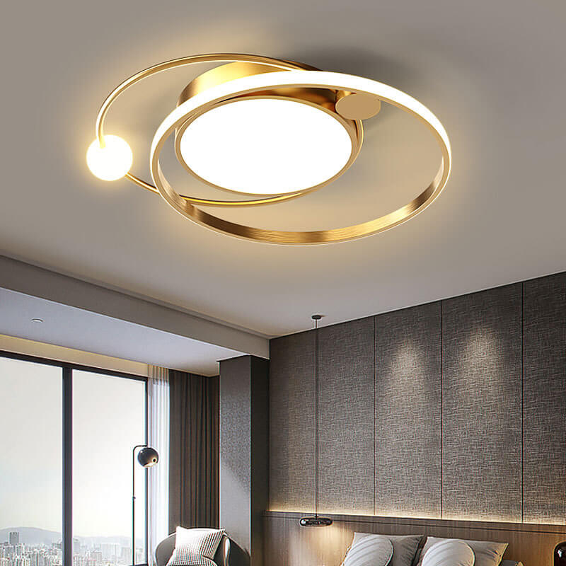 Okrągła lampa sufitowa LED | Minimalistyczny design nordycki
