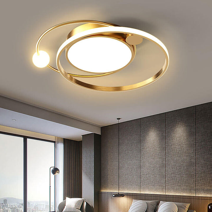 Okrągła lampa sufitowa LED | Minimalistyczny design nordycki