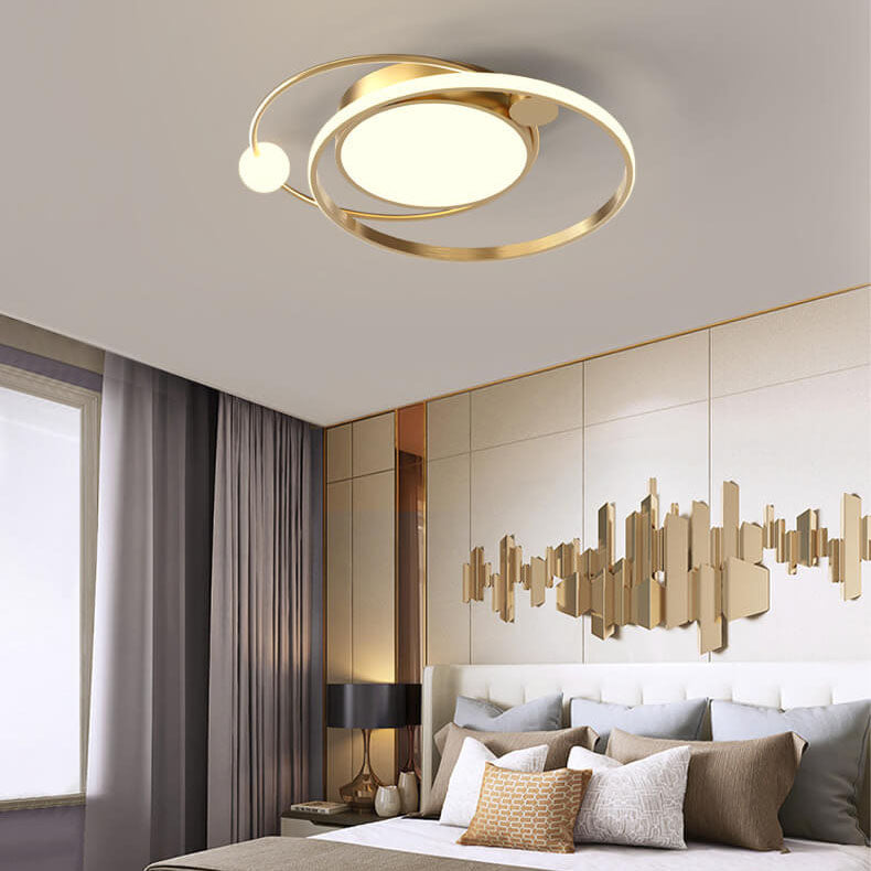 Okrągła lampa sufitowa LED | Minimalistyczny design nordycki