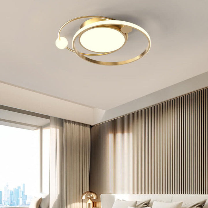 Okrągła lampa sufitowa LED | Minimalistyczny design nordycki