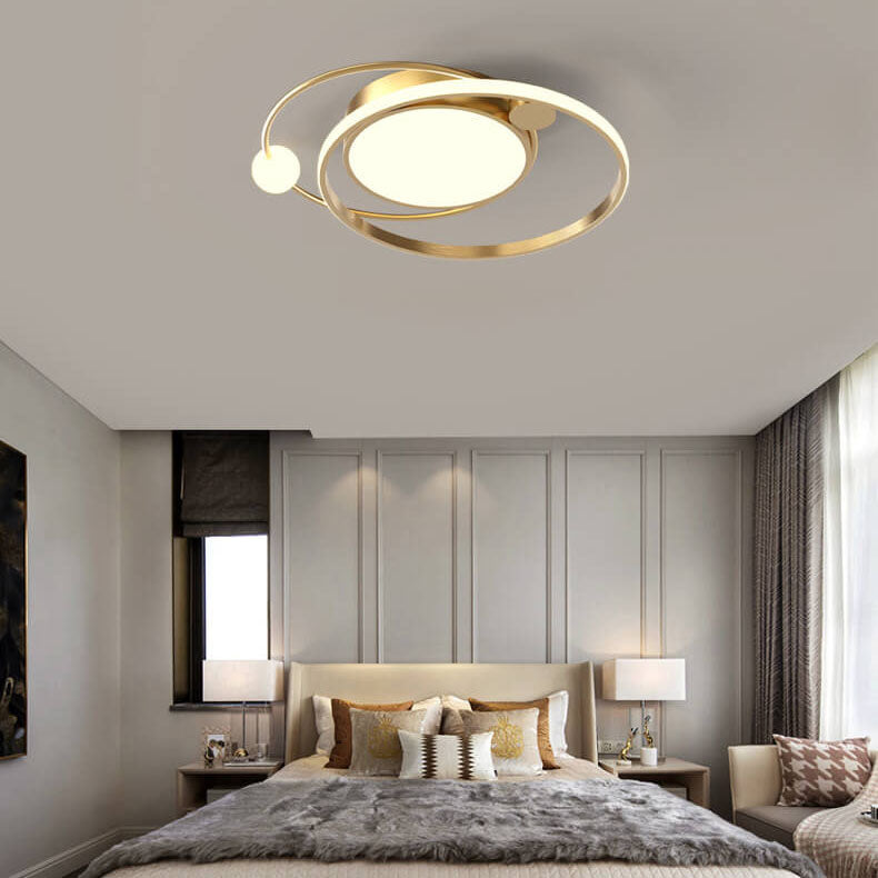 Okrągła lampa sufitowa LED | Minimalistyczny design nordycki