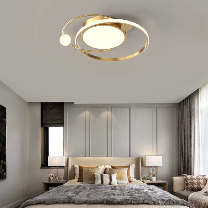 Okrągła lampa sufitowa LED | Minimalistyczny design nordycki