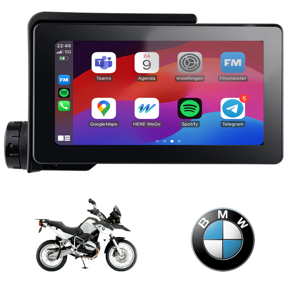 Motocykl BMW GS | Nawigacja CarPlay | Wodoodporna
