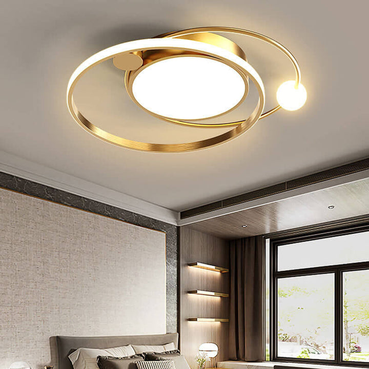 Okrągła lampa sufitowa LED | Minimalistyczny design nordycki