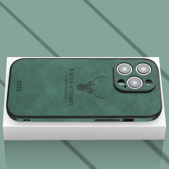 Luksusowe etui na iPhone'a z jeleniej skóry - Veltro