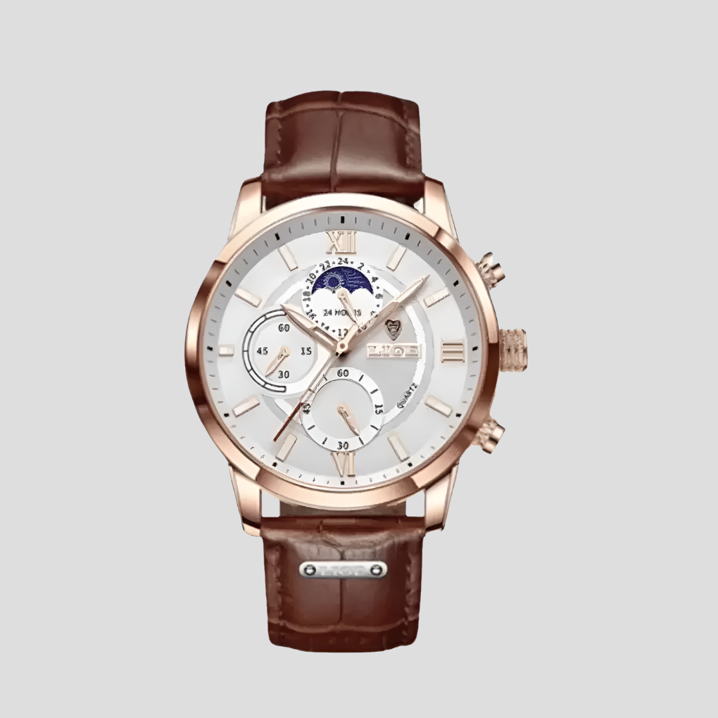42mm Męski Zegarek Klasyczny Elegancki i Funkcjonalny