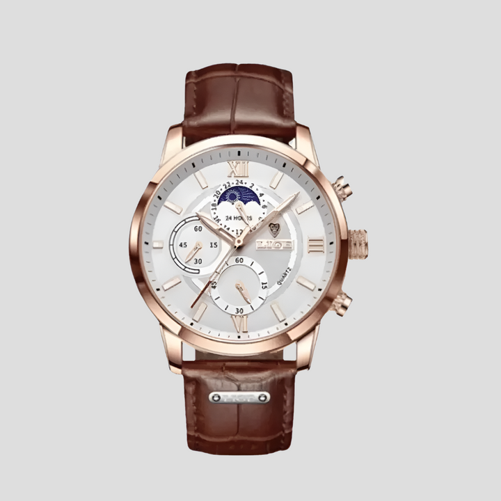 42mm Męski Zegarek Klasyczny Elegancki i Funkcjonalny