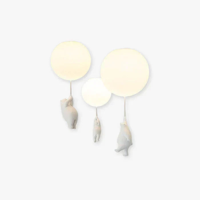 Lampa sufitowa dla dzieci z misiem i piłką - CloudBear