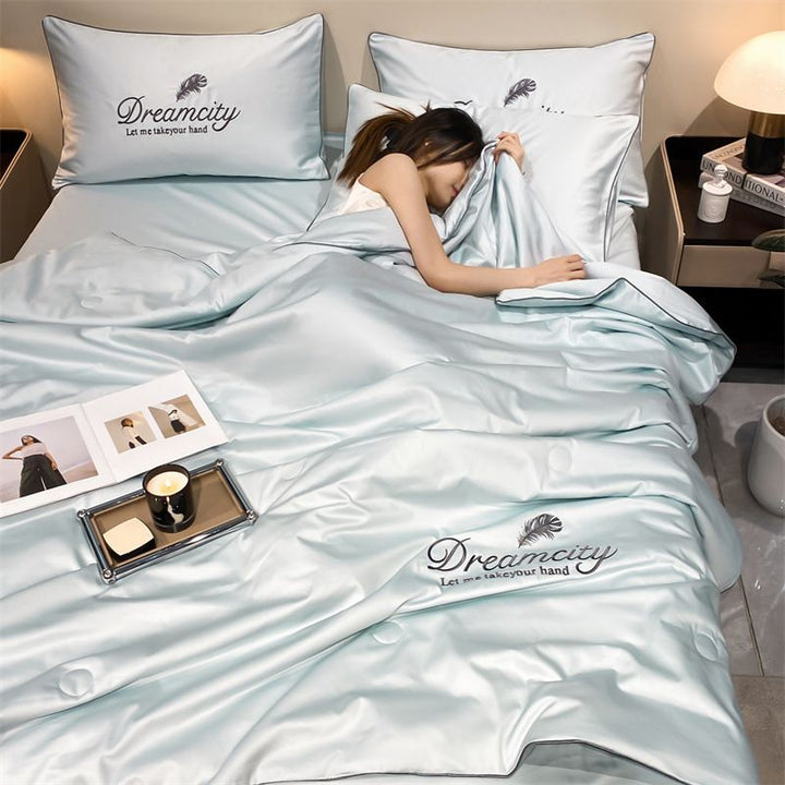 FrostEase Premium Cooling Bedding | Lekkie, oddychające i nadające się do prania rozwiązanie na sen