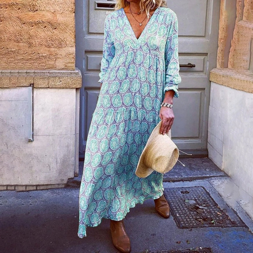 Bohowaves Geometric Maxi Dress — Gdzie boho styl spotyka letnią elegancję